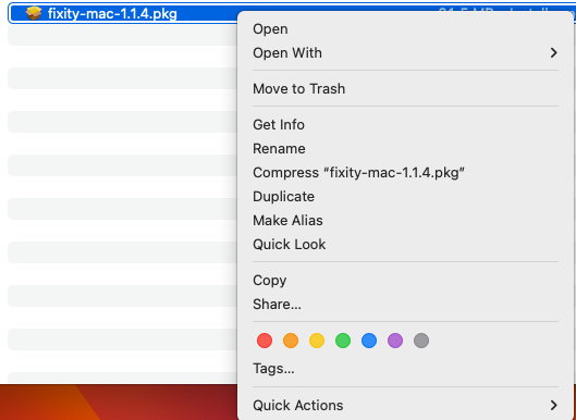 MacOS File open warning